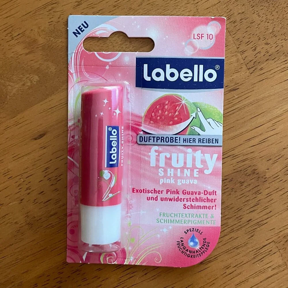 Labello Fruity Shine Pink Guava lip balm